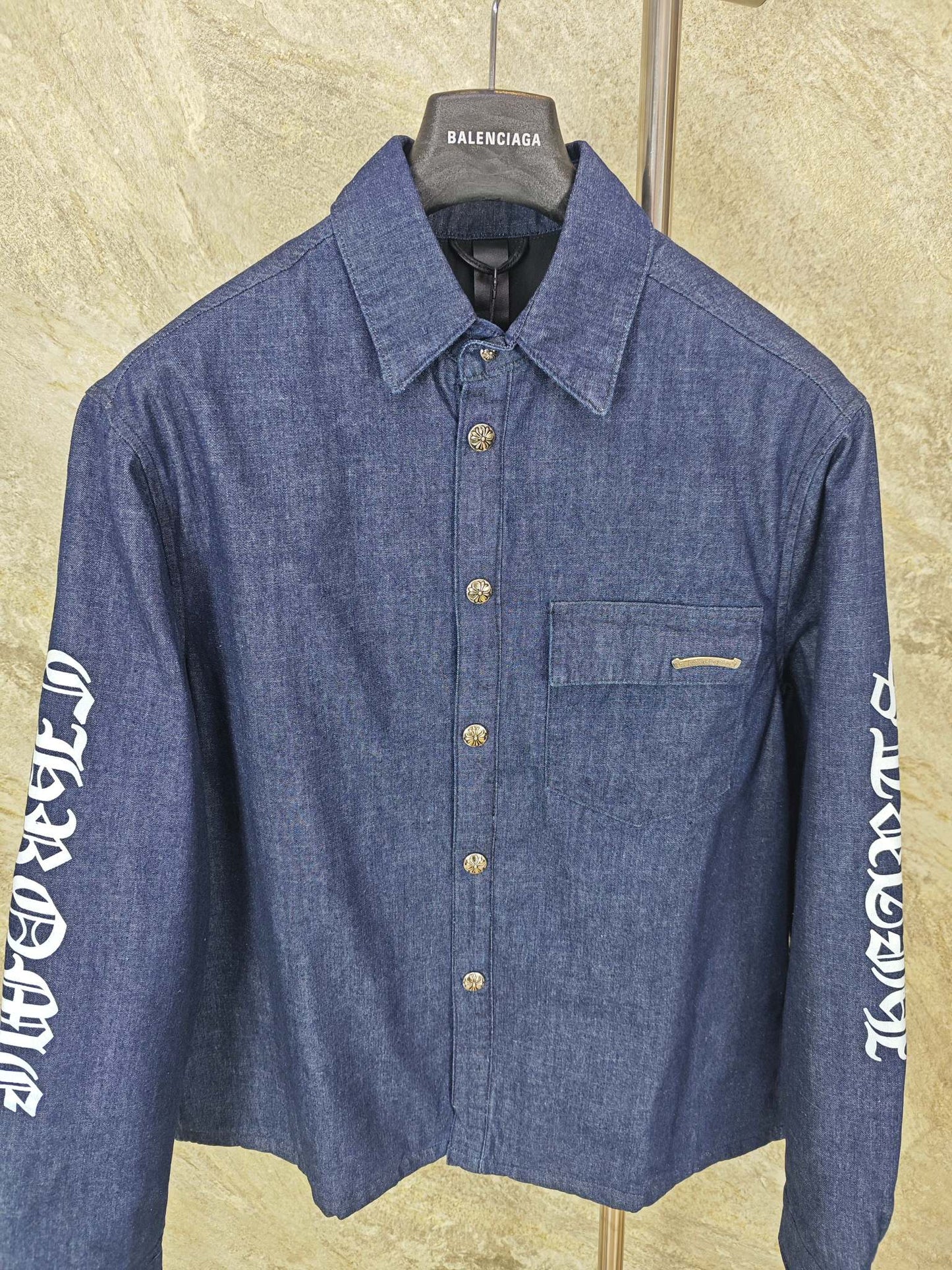 GTR / 크롬하츠 데님 셔츠 솜옷