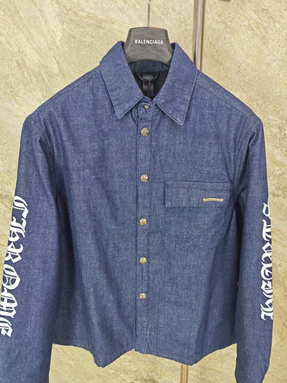 GTR / 크롬하츠 데님 셔츠 솜옷