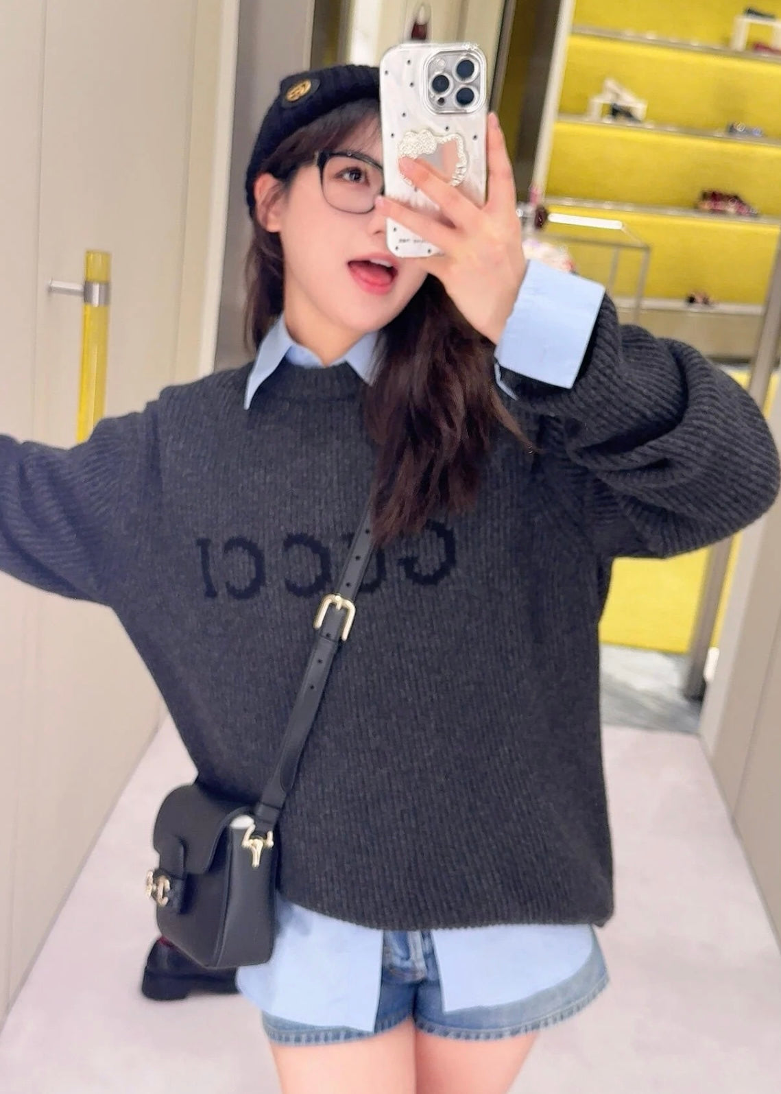 TJ셀러 / 구찌 알파벳 무늬 스웨터