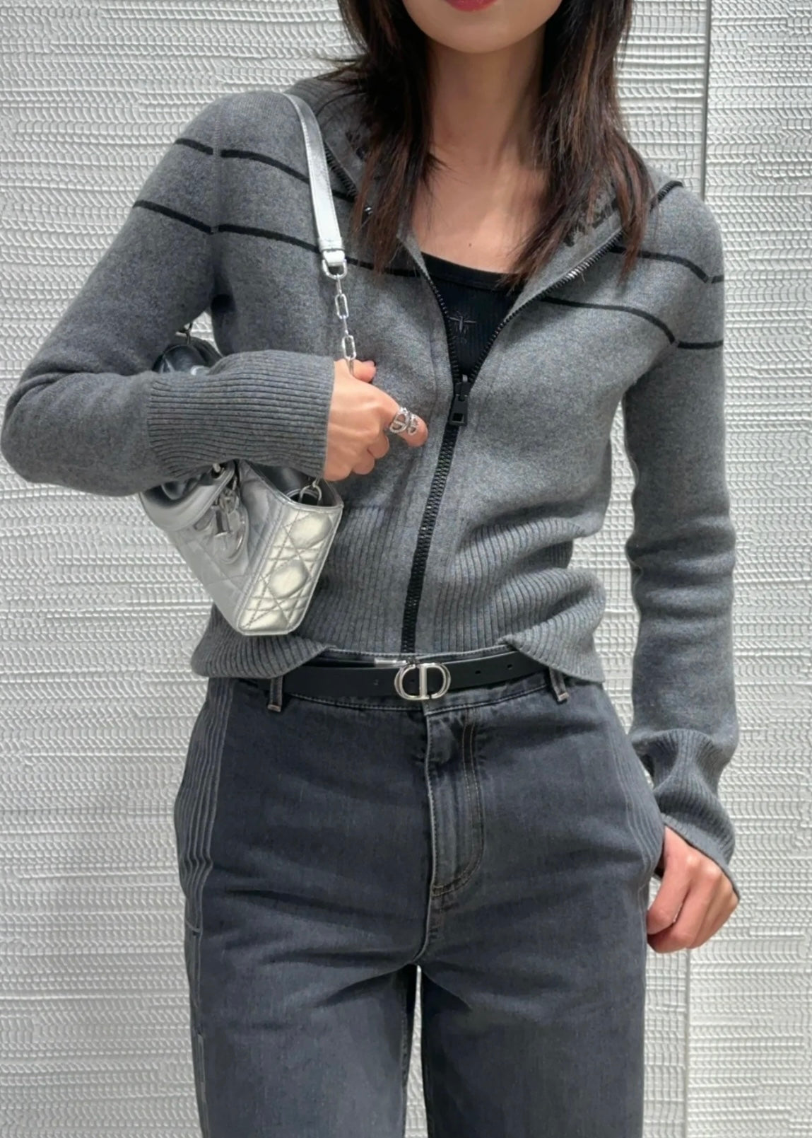 TJ셀러 / 디올 양면 캐시미어 카디건