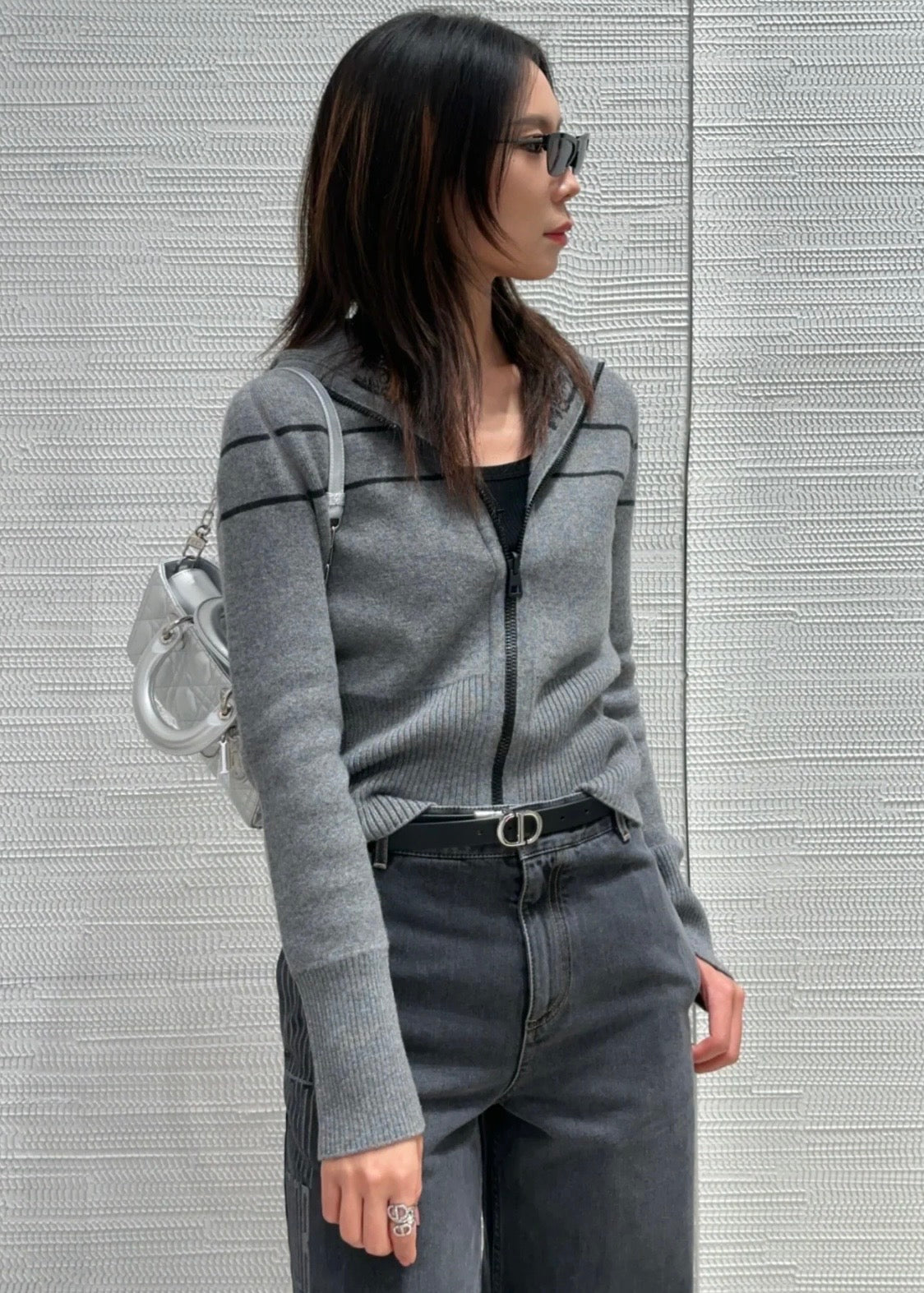 TJ셀러 / 디올 양면 캐시미어 카디건