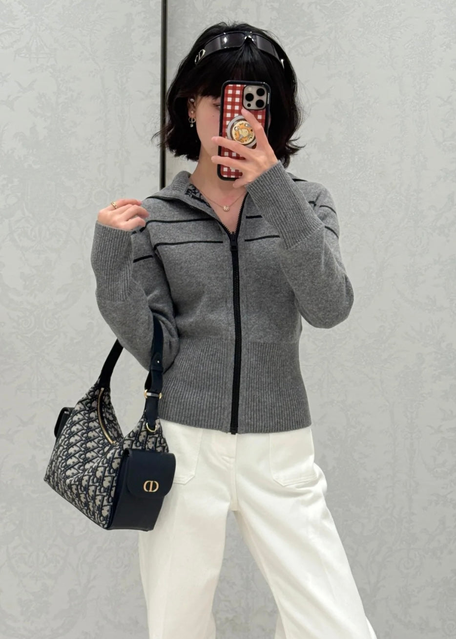 TJ셀러 / 디올 양면 캐시미어 카디건