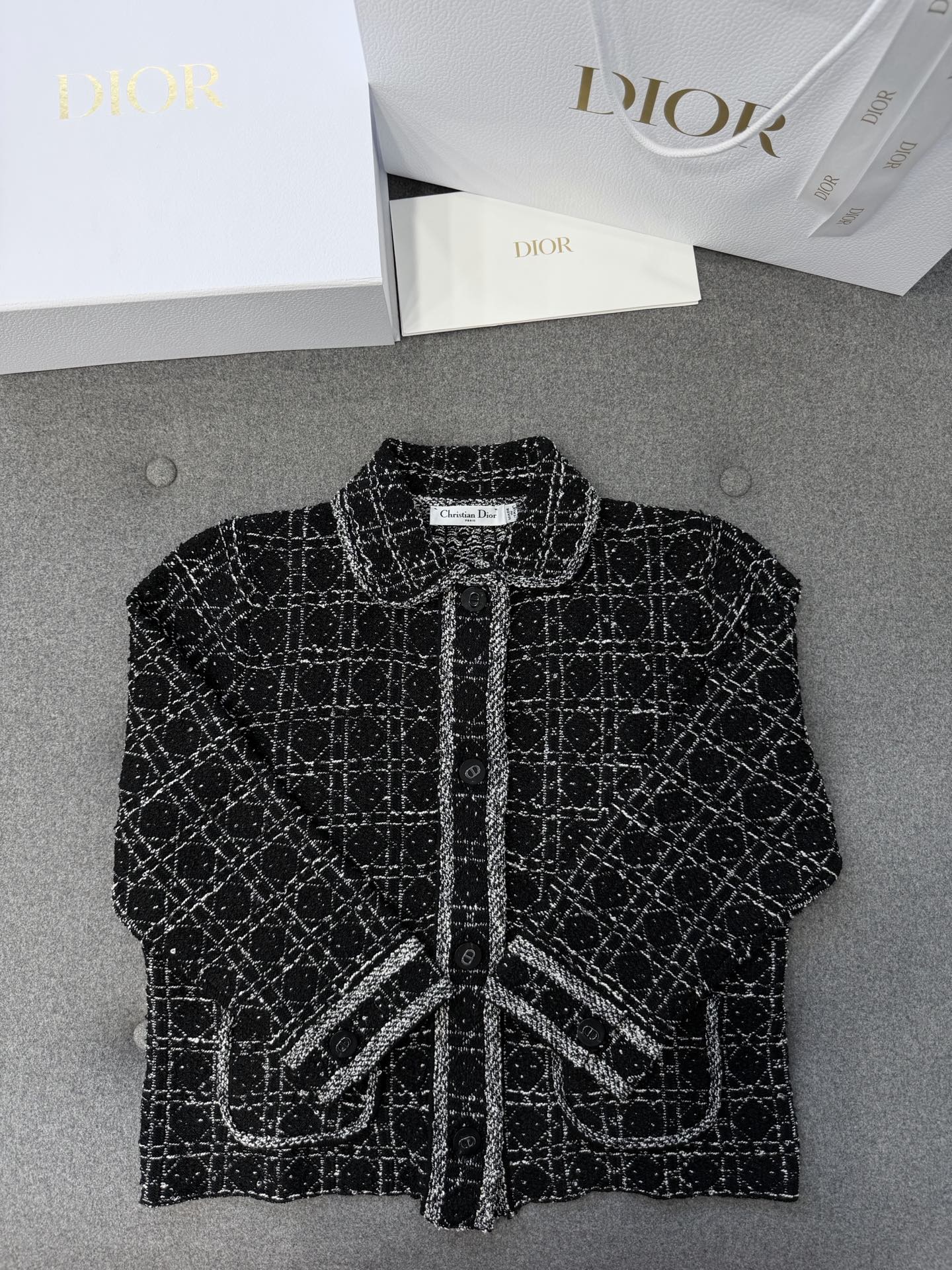 TJ셀러 / 디올 체크무늬 외투