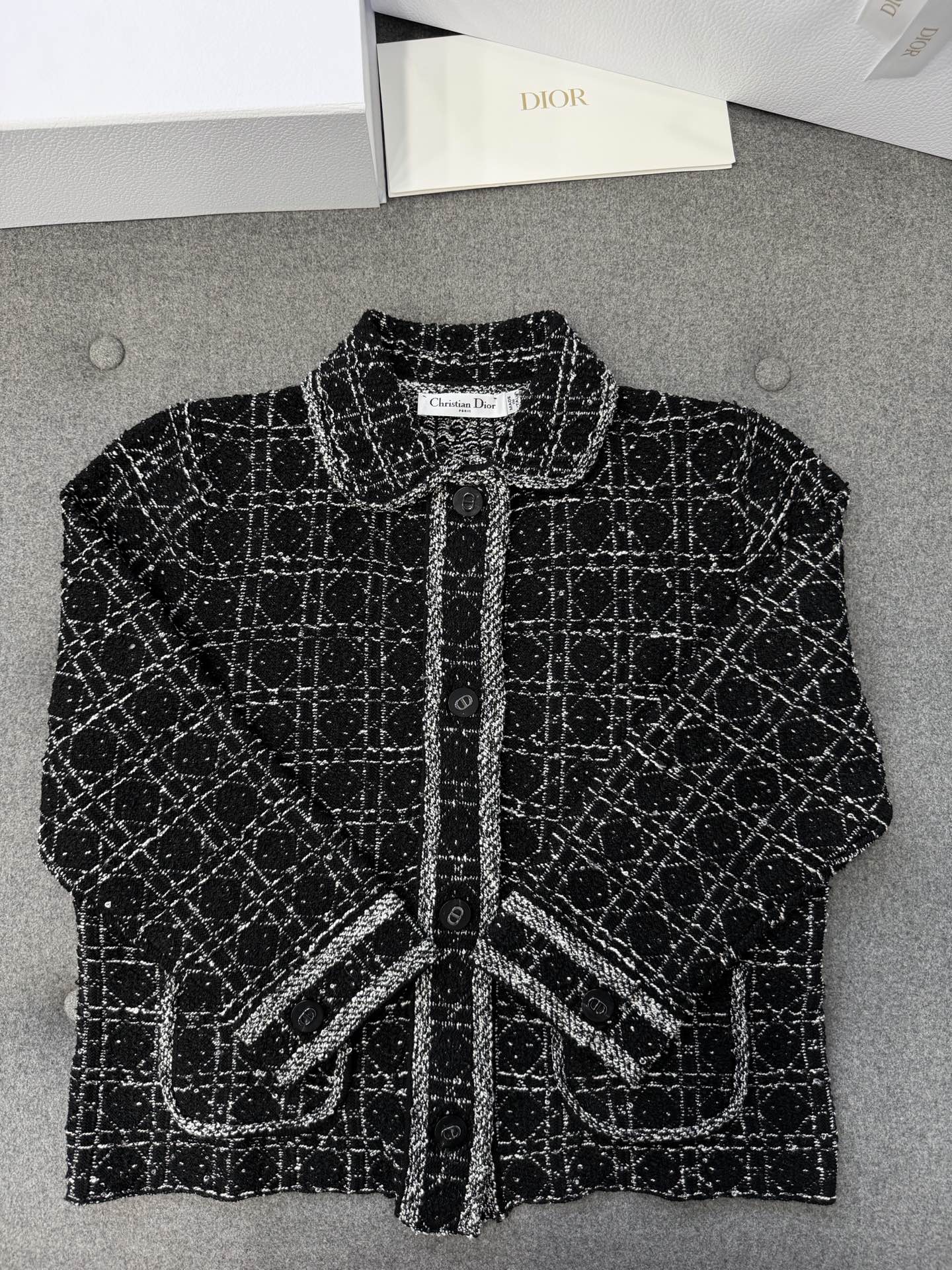 TJ셀러 / 디올 체크무늬 외투