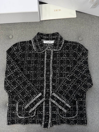 TJ셀러 / 디올 체크무늬 외투