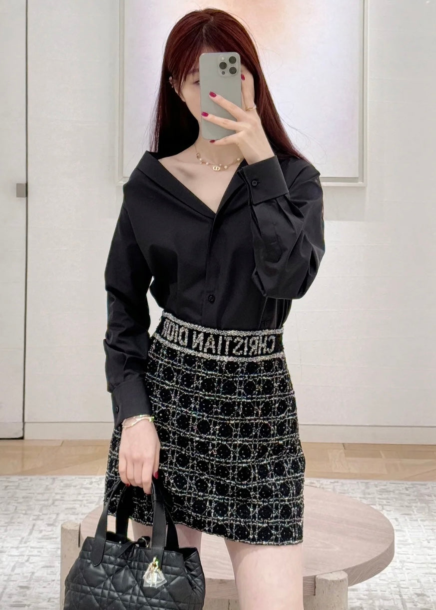 TJ셀러 / 디올 체크 스커