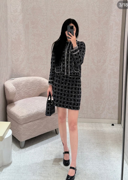 TJ셀러 / 디올 체크 스커