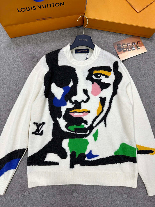 TJ셀러 / 루이비통 플러시 라운드넥 스웨터