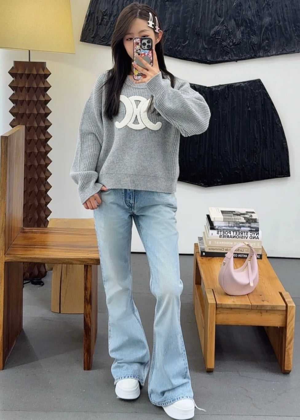 TJ셀러 / 셀린느 울 커버 니트