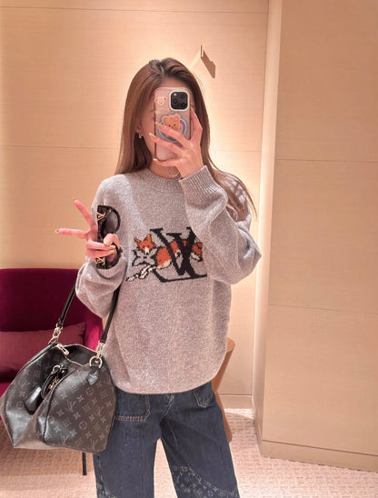 GTR / 루이비통 자카드 스웨터