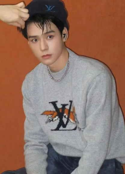 GTR / 루이비통 자카드 스웨터