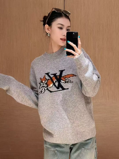 GTR / 루이비통 자카드 스웨터