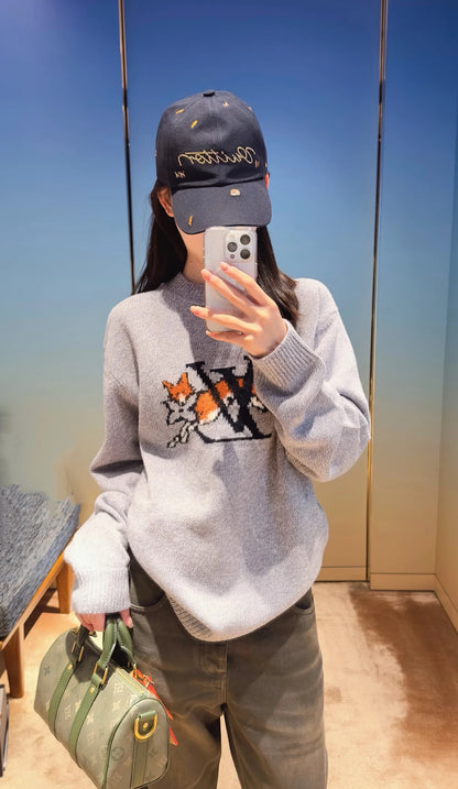 GTR / 루이비통 자카드 스웨터