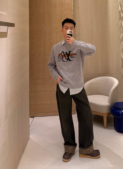 GTR / 루이비통 자카드 스웨터