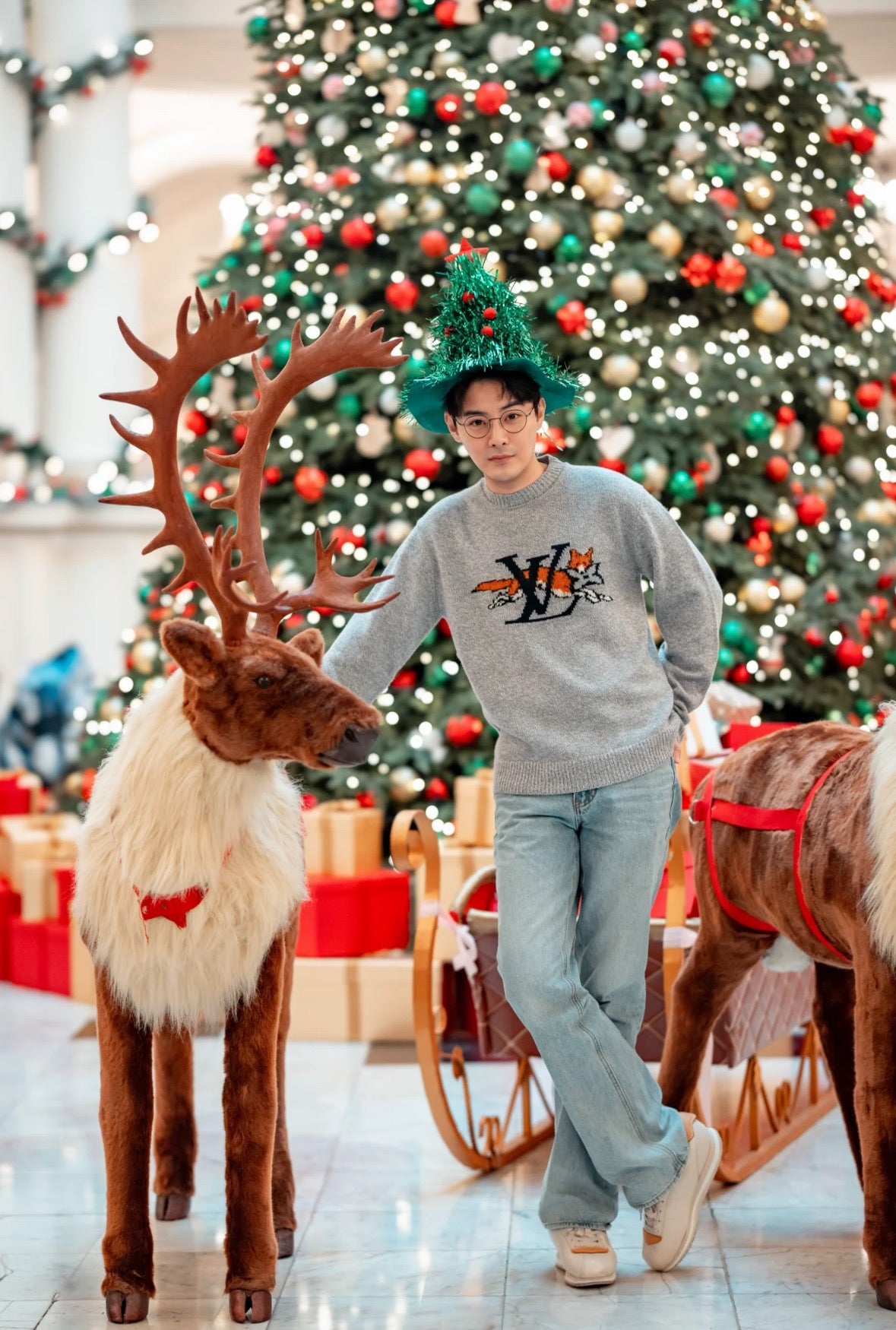 GTR / 루이비통 자카드 스웨터