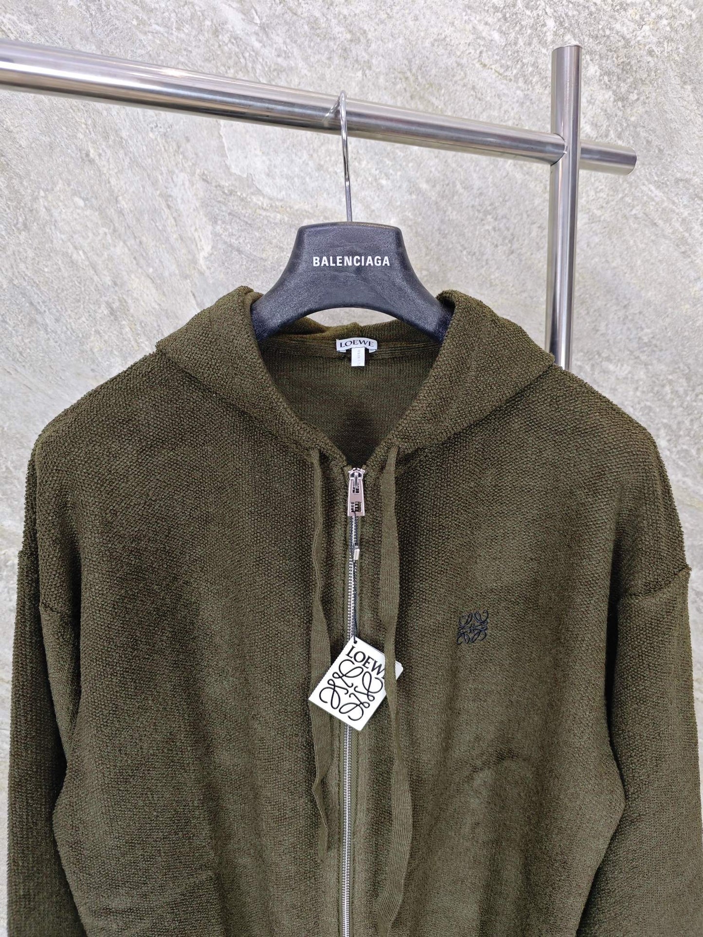 GTR / 로에베 후드 지퍼 가디건