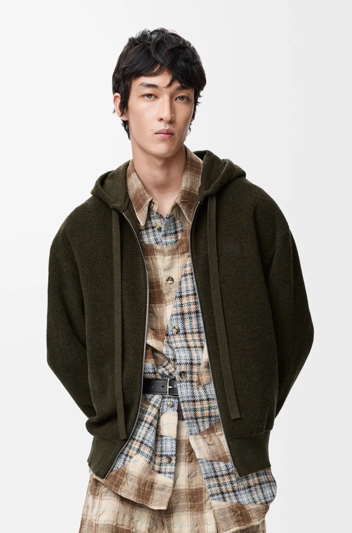 GTR / 로에베 후드 지퍼 가디건