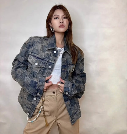 BVG / 루이비통 데님 코트