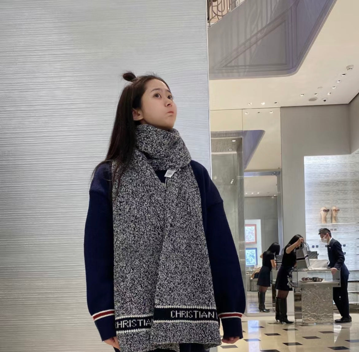 신조 / 디올 스카프