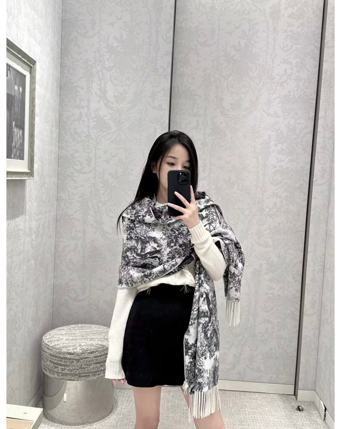 신조 / 디올 스카프