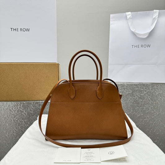 카타 / 더로우 안장 가죽 갈색 가방