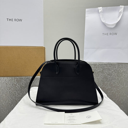 카타 / 더로우 안장 가죽 검정 가방