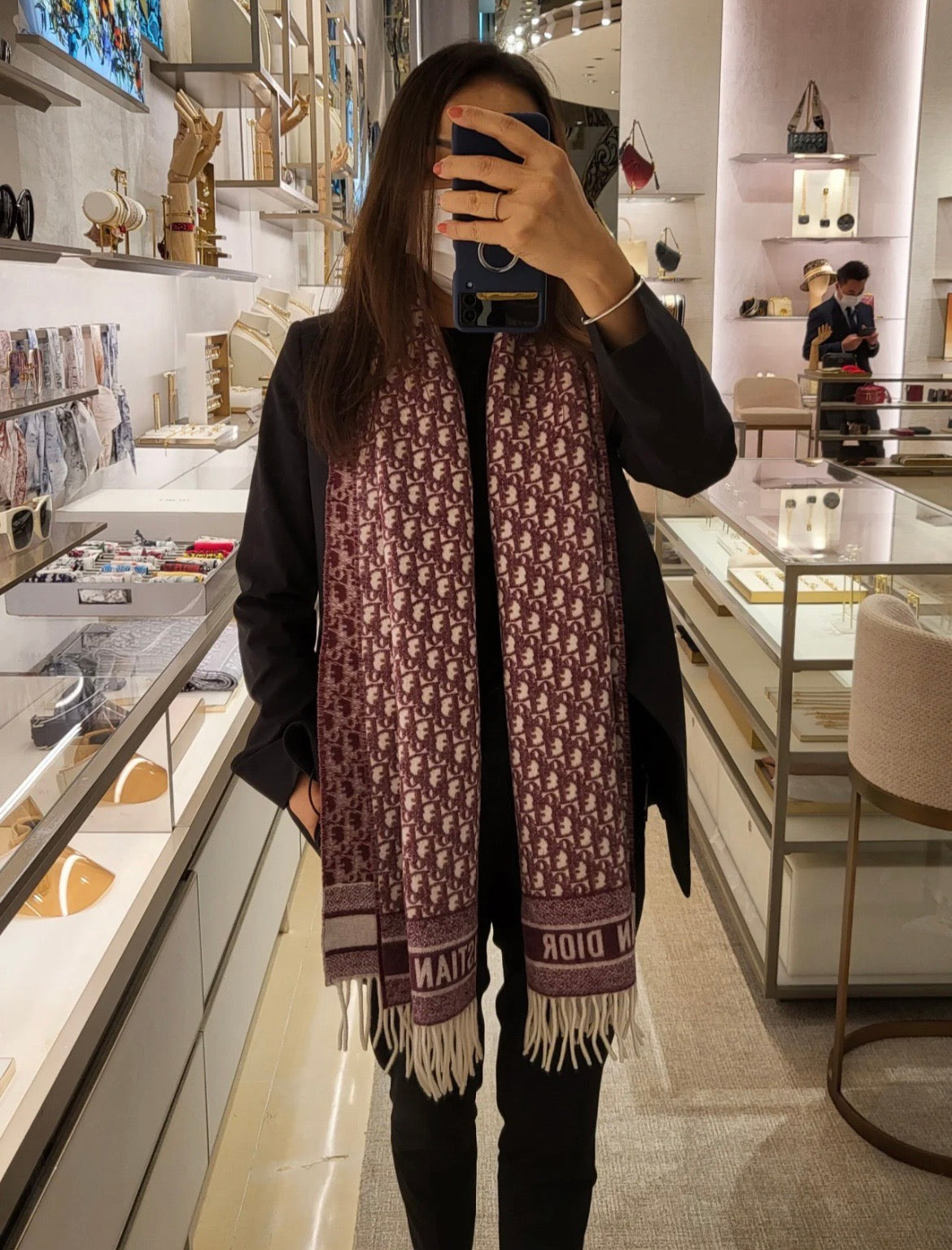 신조 / 디올 스카프