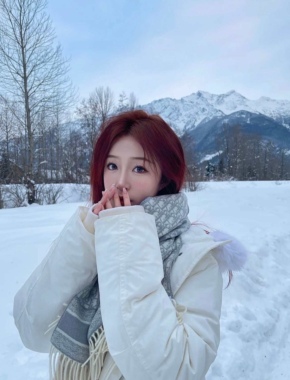 신조 / 디올 스카프