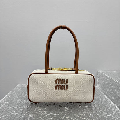 카타 / 미우미우 신형 캔버스 볼링백