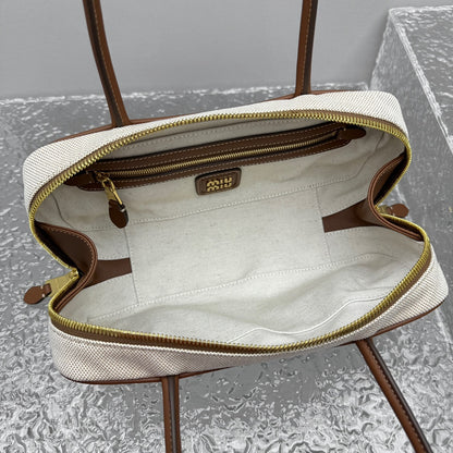 카타 / 미우미우 신형 캔버스 볼링백