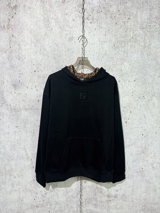 체인2호 / 펜디 면 후드티 블랙