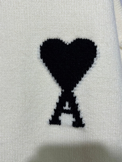체인2호 / 아미 하트 로고 니트 가디건