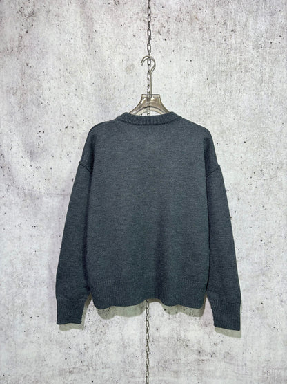 체인2호 / 아미 하트 로고 니트 가디건