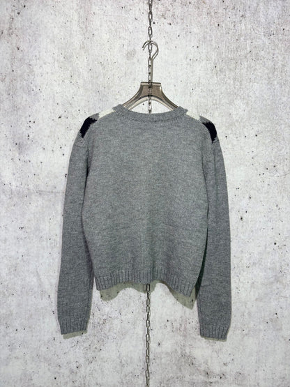 체인2호 / 프라다 라운드넥 니트 가디건