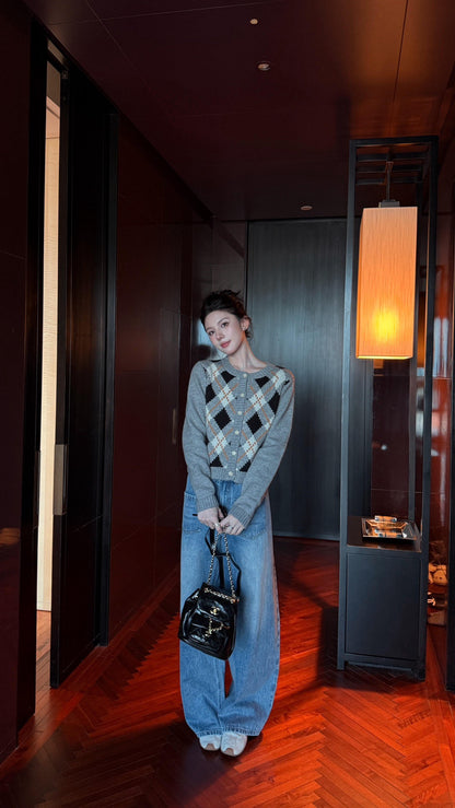 체인2호 / 프라다 라운드넥 니트 가디건