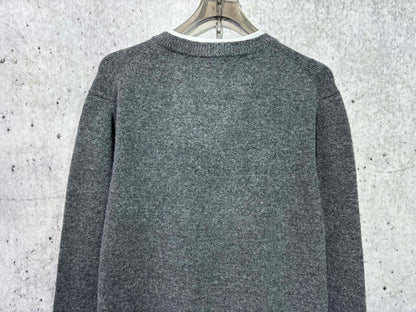 체인2호 / 미우미우 V넥 니트 그레이