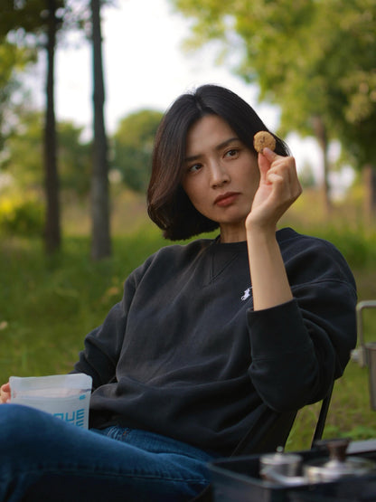 체인2호 / 폴로 로고 자수 단색 라운드 맨투맨