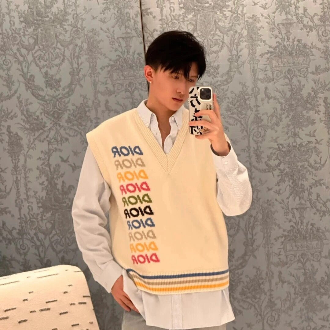 BVG / 디올 니트 조끼