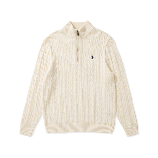 BVG / 폴로 반집업 스웨터