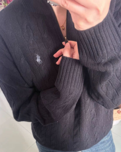 BVG / 폴로 반집업 스웨터