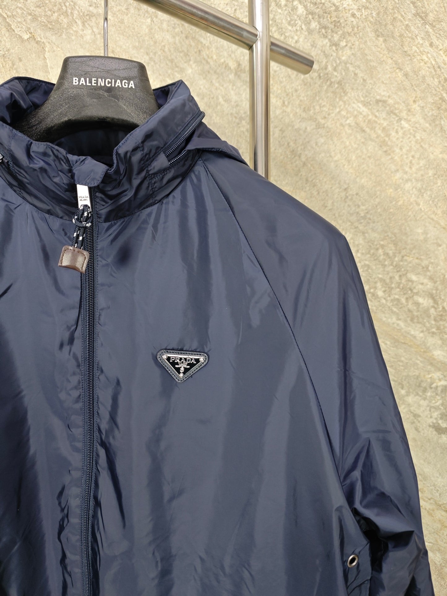 GTR / 프라다 나일론 기모 자켓