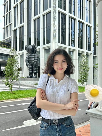 BVG / 폴로 니트 반팔티